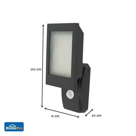 ไฟกิ่งภายนอก LED CARINI BO-WS0126 18 วัตต์ WARM WHITE สีดำ_9
