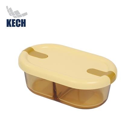 กล่องอาหาร KECH HOPE 2SLOT 0.7 ลิตร สีเหลือง_0