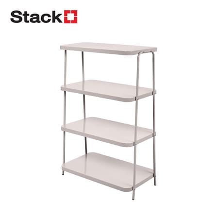 ชั้นวางของ 4 ชั้น STACKO LAMI 40x73.2x115 ซม. สีวอร์มเกรย์_0