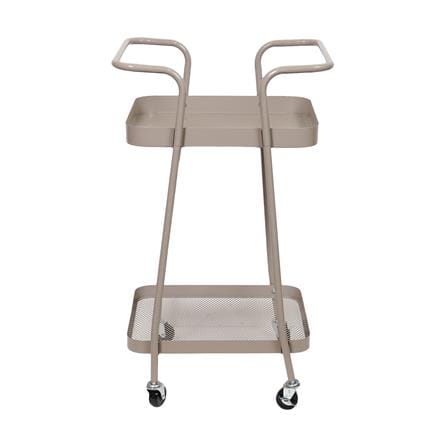 ชั้นวางของ 2 ชั้น มีล้อ STACKO LAMI 40x45x75 ซม. สีวอร์มเกรย์_2