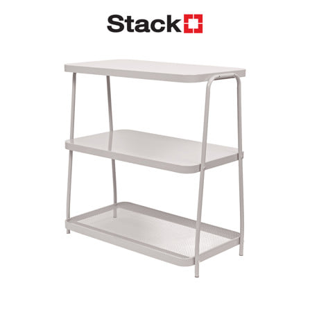 ชั้นวางของ 3 ชั้น STACKO LAMI 40x73.2x80 ซม. สีวอร์มเกรย์_1
