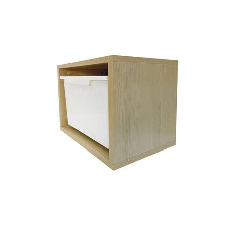 ชั้นติดผนัง 1 ลิ้นชัก STACKO MORU 40.8x29.3x31ซม. สีไลท์โอ๊ค_1