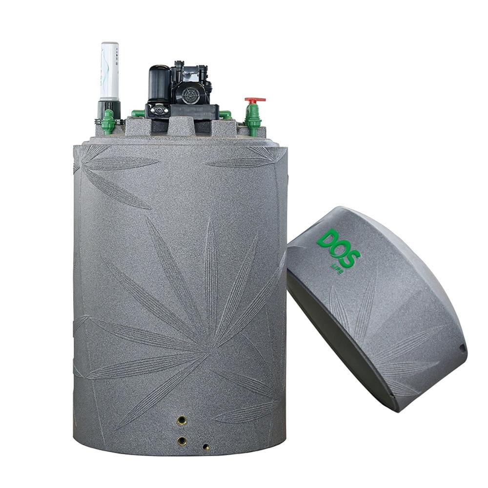 ถังเก็บน้ำ DOS WATER PAC NSN 1000 ลิตร+ปั๊ม MITSUBISHI EP255R2 250 วัตต์+เครื่องกรองน้ำใช้ DUPONT สีเทา