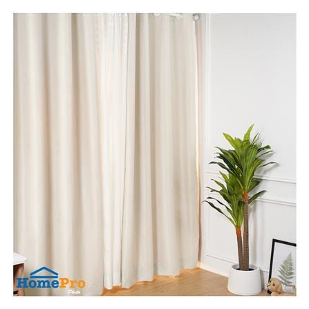ผ้าม่าน EYELET HOME LIVING STYLE FLORENCE UV 145X160 ซม. สีครีม_3