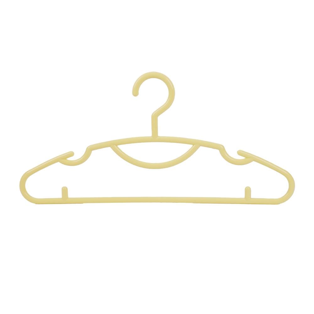 ไม้แขวนเสื้อ KING SIZE PLIM สีเหลือง (แพ็ก 6 ชิ้น)