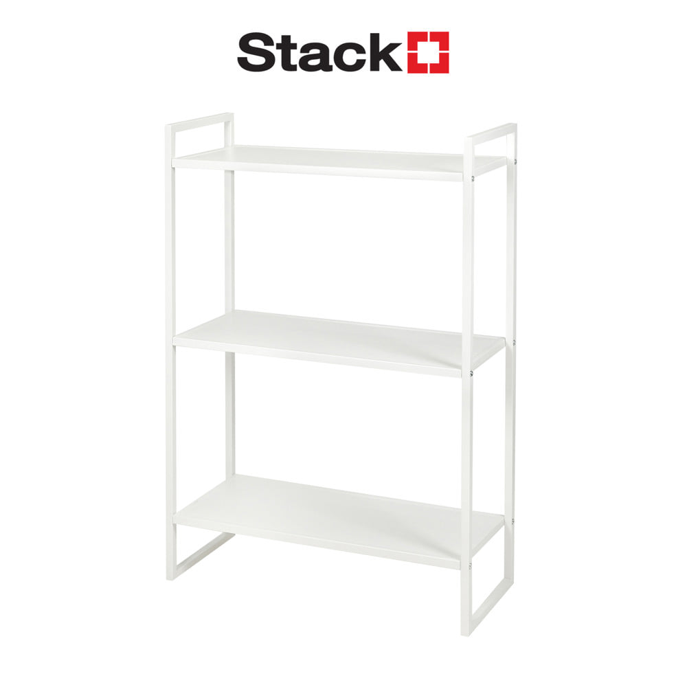 ชั้นวางของ 3 ชั้น STACKO NEAT 75.5x30.6x108.5 ซม. สีขาว