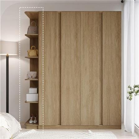 ตู้สูงจบมุมซ้าย SB FURNITURE SKIFT 19240777 30 ซม. สีไม้อ่อน_2