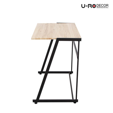 โต๊ะทำงานไม้ U-RO DECOR LUXOR 76 ซม. สีน้ำตาล_2