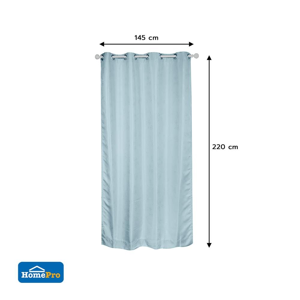 ผ้าม่าน EYELET HOME LIVING STYLE FLORENCE UV 145X220 ซม. สีเขียว
