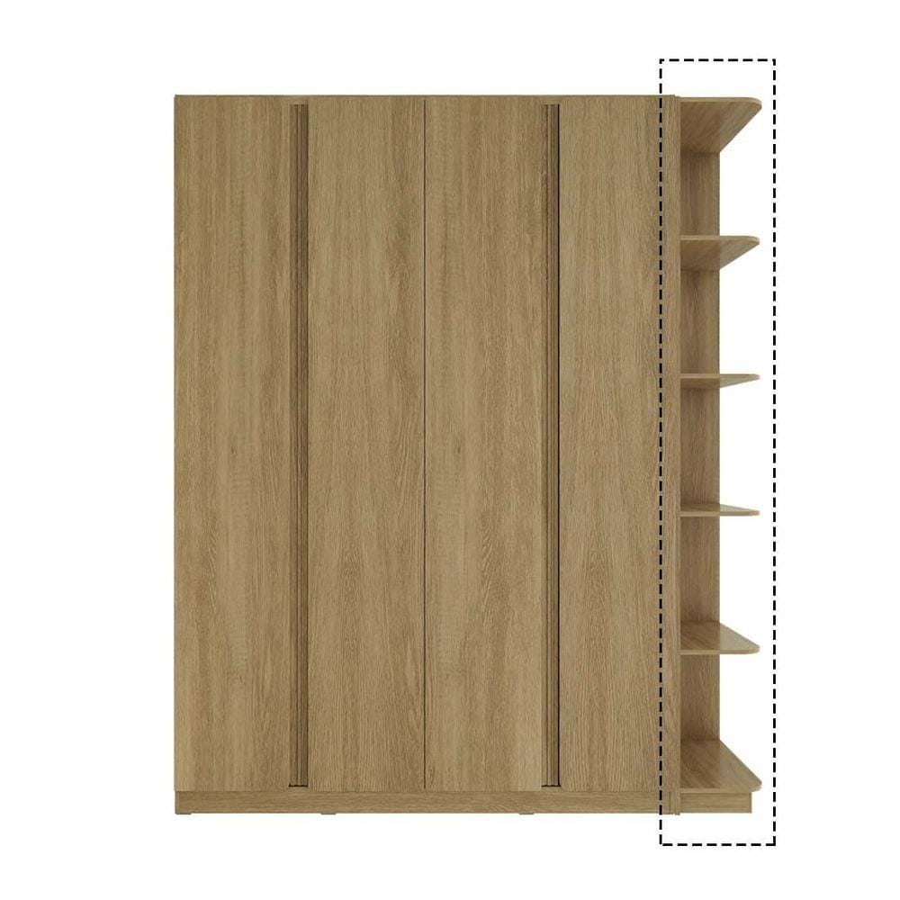 ตู้สูงจบมุมขวา SB FURNITURE SKIFT 19240776 30 ซม. สีไม้อ่อน
