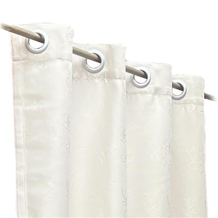 ผ้าม่าน EYELET HOME LIVING STYLE FLORENCE UV 145X220 ซม. สีครีม_1