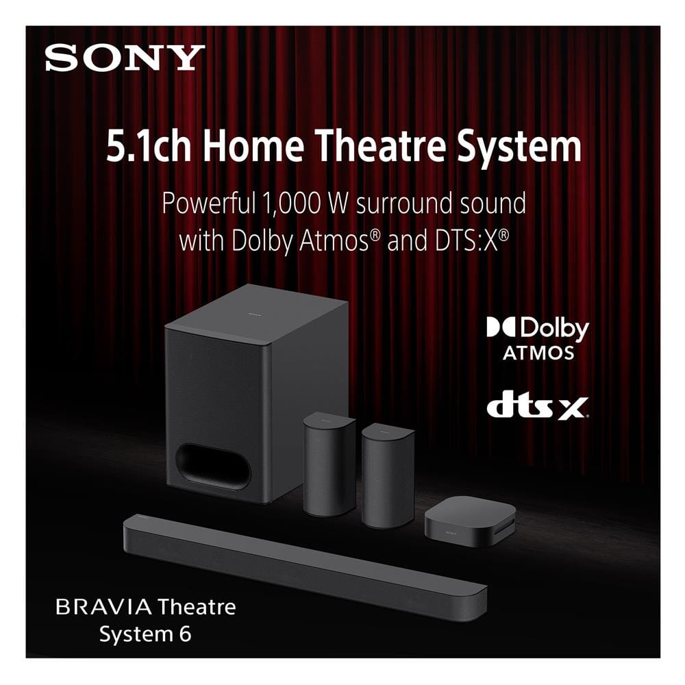 ชุดลำโพงโฮมเธียเตอร์ SONY BRAVIA THEATRE SYSTEM 6 HT-S60//Z SP 1