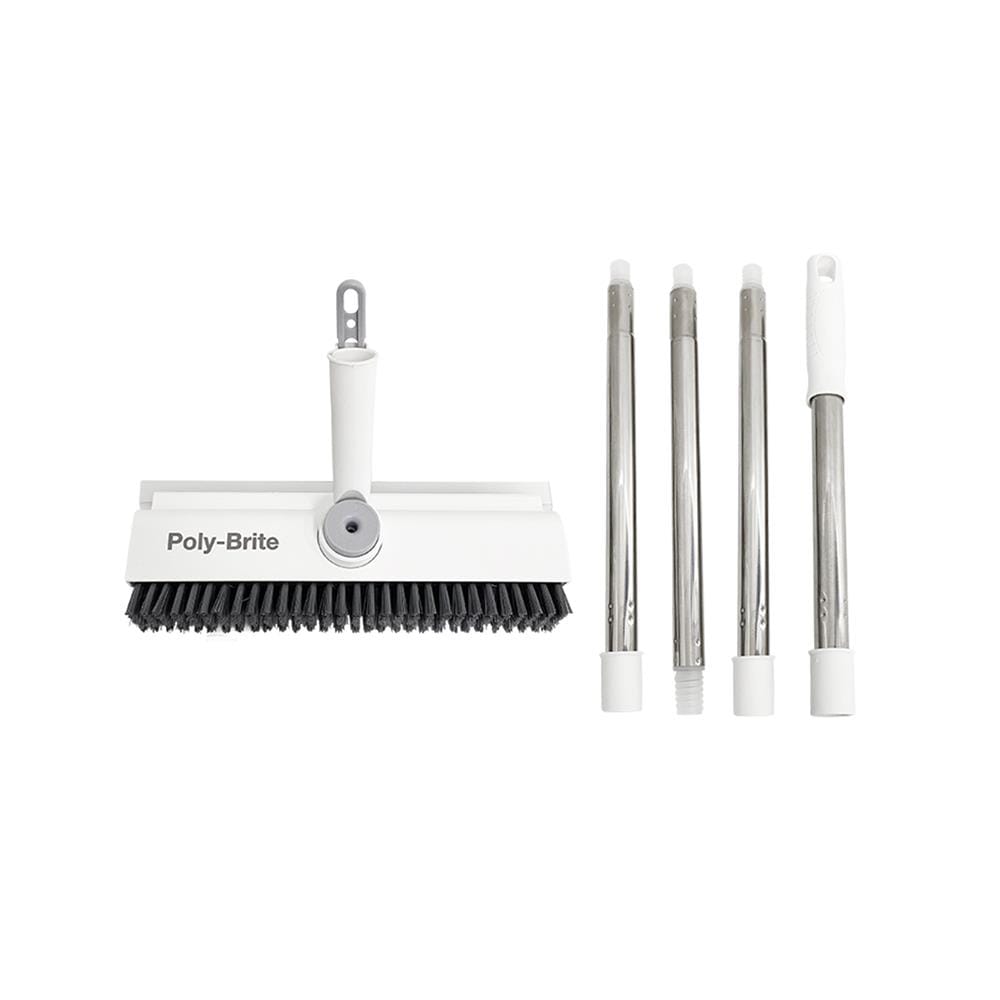 แปรงขัดพื้นพร้อมยางรีดน้ำ 3 IN 1 POLY-BRITE