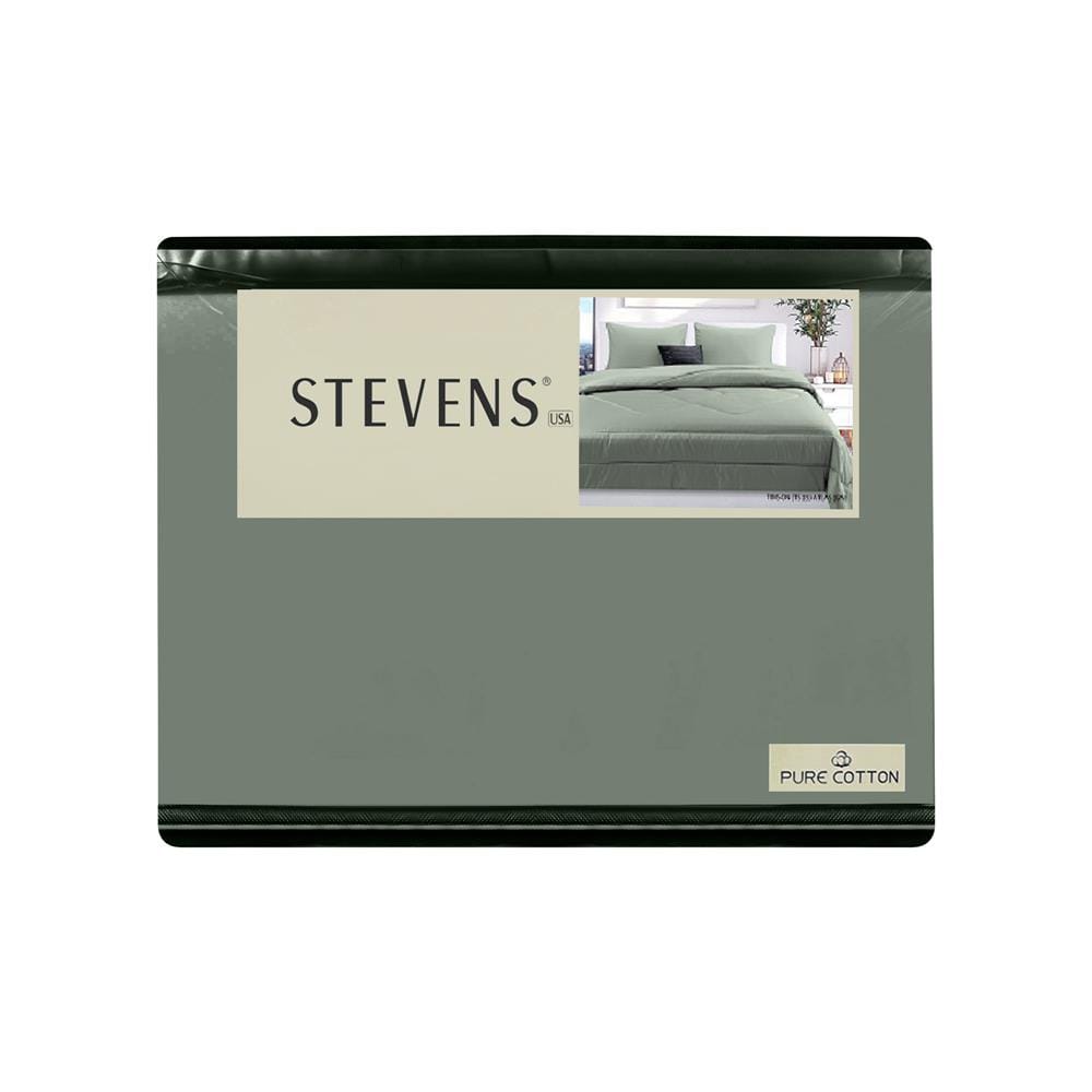 ชุดผ้าปูที่นอน 6 ฟุต (ชุด 6 ชิ้น) STEVENS PURE COTTON PZ02GN