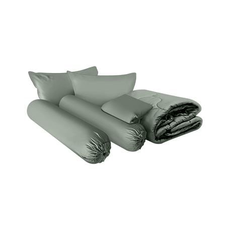 ชุดผ้าปูที่นอน 6 ฟุต (ชุด 6 ชิ้น) STEVENS PURE COTTON PZ02GN_1