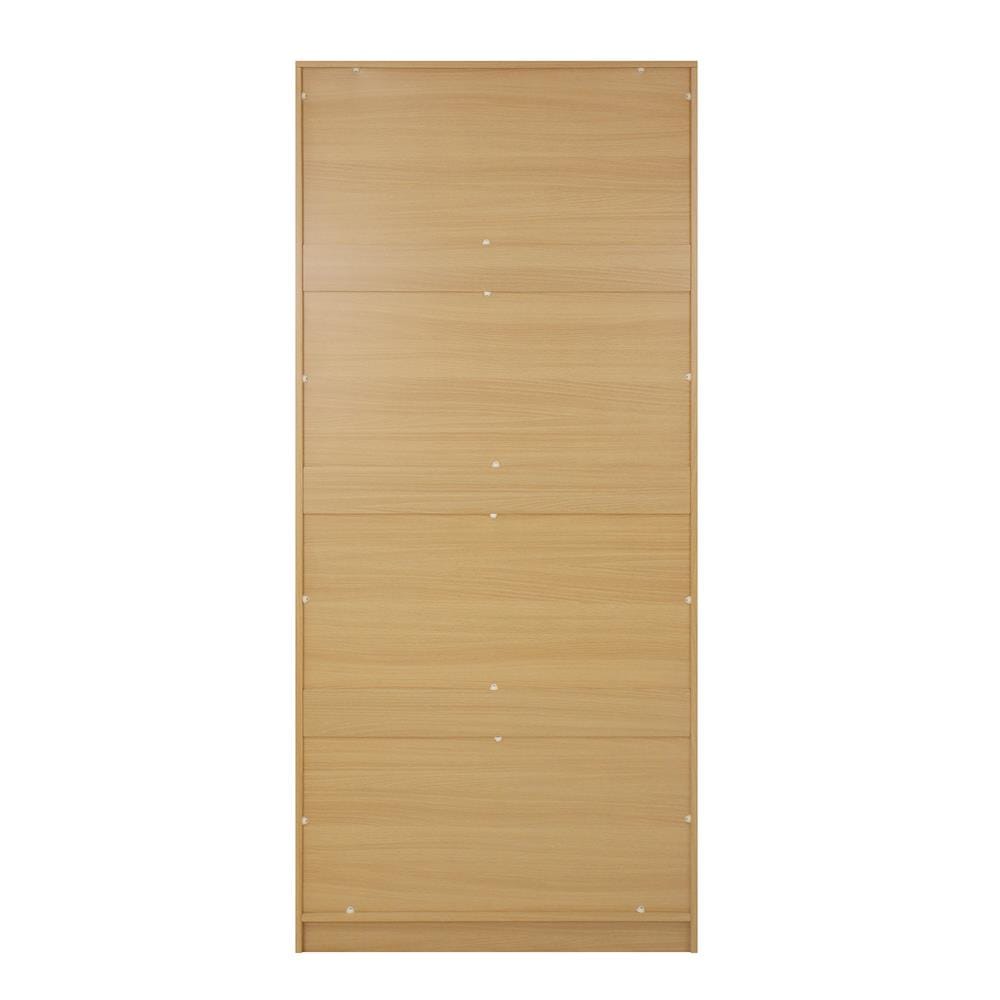 ชั้นวางของผสม 6 ช่อง 2 ลิ้นชัก FURDINI AOMI 80 ซม. สี NATURAL OAK/ขาว