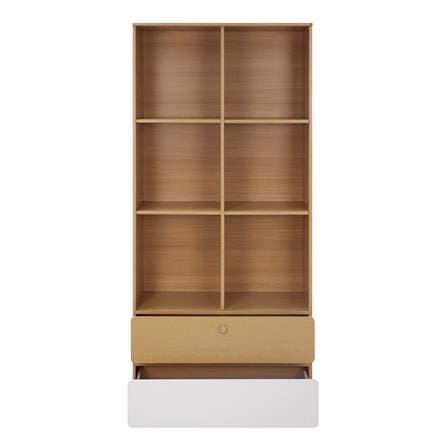 ชั้นวางของผสม 6 ช่อง 2 ลิ้นชัก FURDINI AOMI 80 ซม. สี NATURAL OAK/ขาว_2
