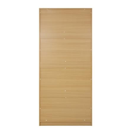 ชั้นวางของผสม 6 ช่อง 2 ลิ้นชัก FURDINI AOMI 80 ซม. สี NATURAL OAK/ขาว_5