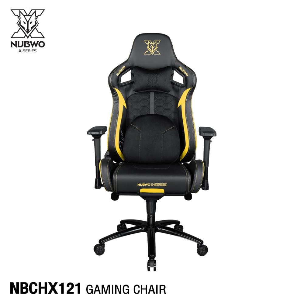 เก้าอี้เกมมิ่ง NUBWO NBCHX121 สีดำ/เหลือง