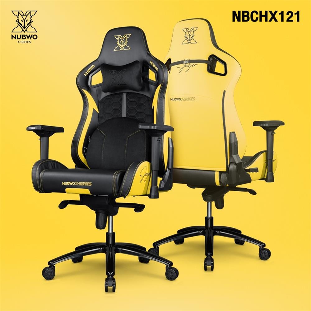 เก้าอี้เกมมิ่ง NUBWO NBCHX121 สีดำ/เหลือง