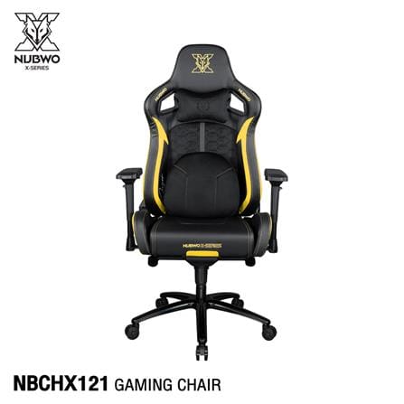 เก้าอี้เกมมิ่ง NUBWO NBCHX121 สีดำ/เหลือง_1