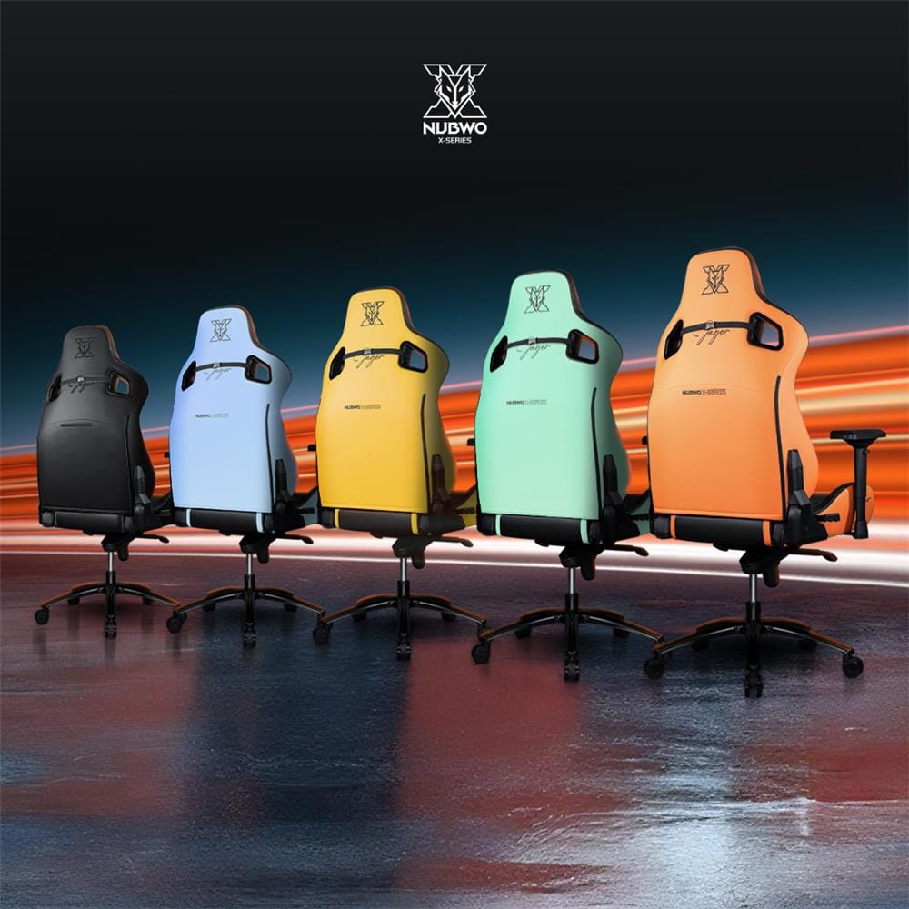 เก้าอี้เกมมิ่ง NUBWO NBCHX121 สีดำ/ฟ้า