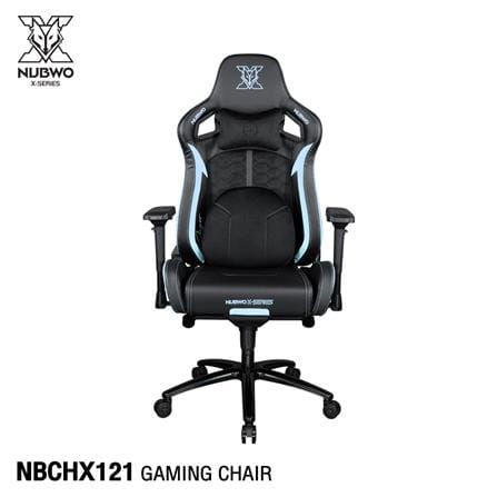 เก้าอี้เกมมิ่ง NUBWO NBCHX121 สีดำ/ฟ้า_1