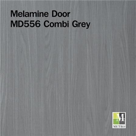 ประตูภายในเมลามีน ไม่เจาะลูกบิด METRO MD556 90x200 ซม. สี COMBI GREY_1