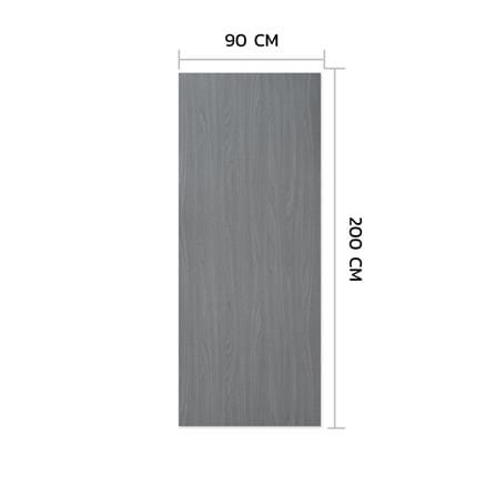 ประตูภายในเมลามีน ไม่เจาะลูกบิด METRO MD556 90x200 ซม. สี COMBI GREY_3