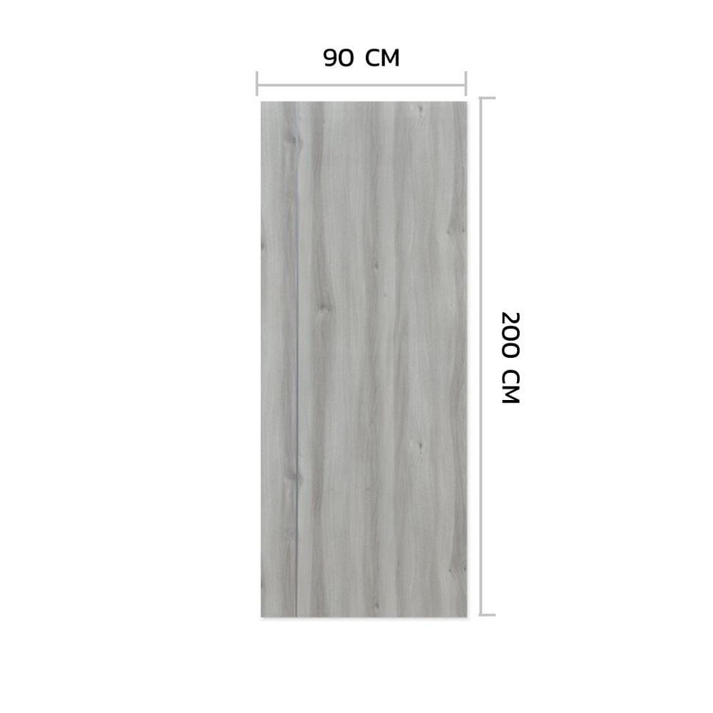 ประตูภายใน HPL ไม่เจาะลูกบิด METRO 3358 DAWN 90x200 ซม. สีเทา