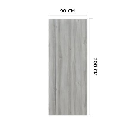 ประตูภายใน HPL ไม่เจาะลูกบิด METRO 3358 DAWN 90x200 ซม. สีเทา_3