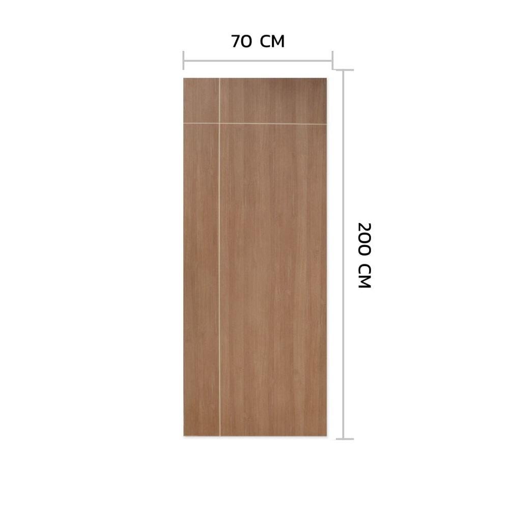 ประตูภายในเมลามีน ไม่เจาะลูกบิด METRO MD618 CAPPUCCINO 70x200 ซม. เซาะร่อง สีน้ำตาล