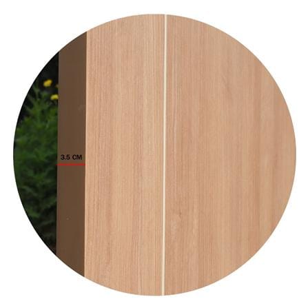 ประตูภายในเมลามีน ไม่เจาะลูกบิด METRO MD618 CAPPUCCINO 70x200 ซม. เซาะร่อง สีน้ำตาล_4