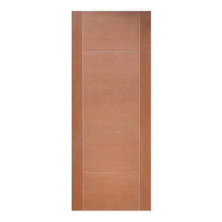 ประตูภายใน HDF ไม่เจาะลูกบิด METRO ROSE WOOD 03 VENEER 90x200 ซม. สีน้ำตาล