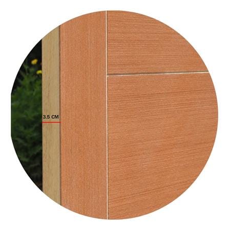 ประตูภายใน HDF ไม่เจาะลูกบิด METRO ROSE WOOD 02 VENEER 70x200 ซม. สีไม้สัก_4