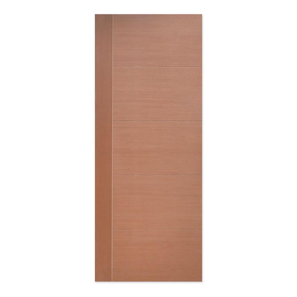 ประตูภายใน HDF ไม่เจาะลูกบิด METRO ROSE WOOD 02 VENEER 90x200 ซม. สีไม้สัก