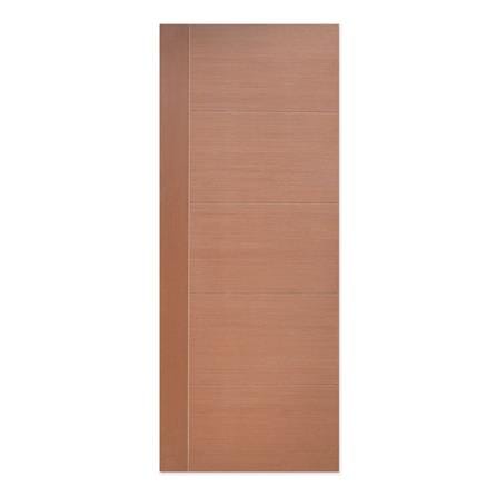 ประตูภายใน HDF ไม่เจาะลูกบิด METRO ROSE WOOD 02 VENEER 90x200 ซม. สีน้ำตาล