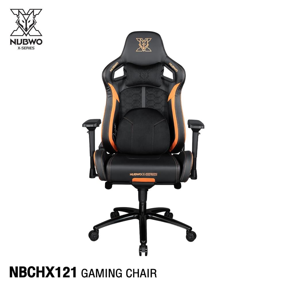 เก้าอี้เกมมิ่ง NUBWO NBCHX121 สีดำ/ส้ม