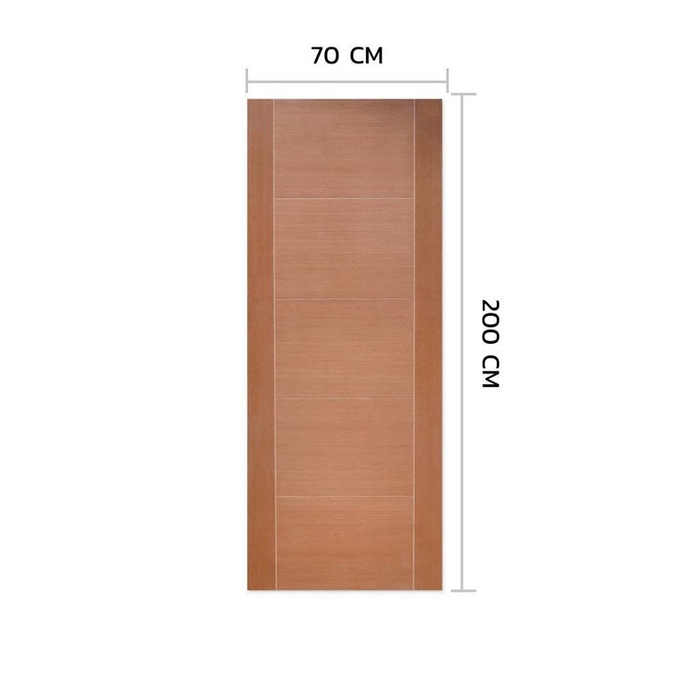 ประตูภายใน HDF ไม่เจาะลูกบิด METRO ROSE WOOD 03 VENEER 70x200 ซม. สีน้ำตาล