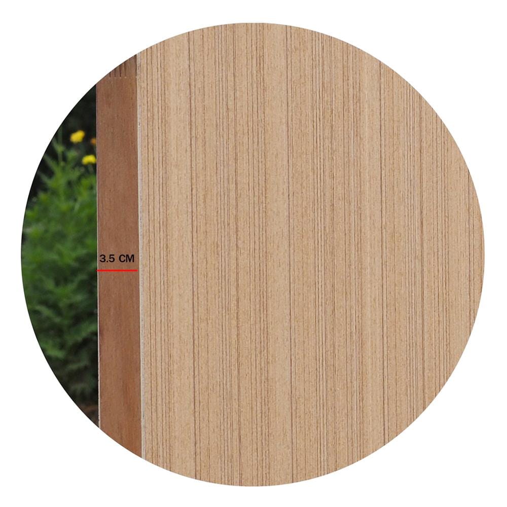 ประตูภายในไม้อัดสักอิตาลี METRO VENEER 70x200 ซม. สีน้ำตาล
