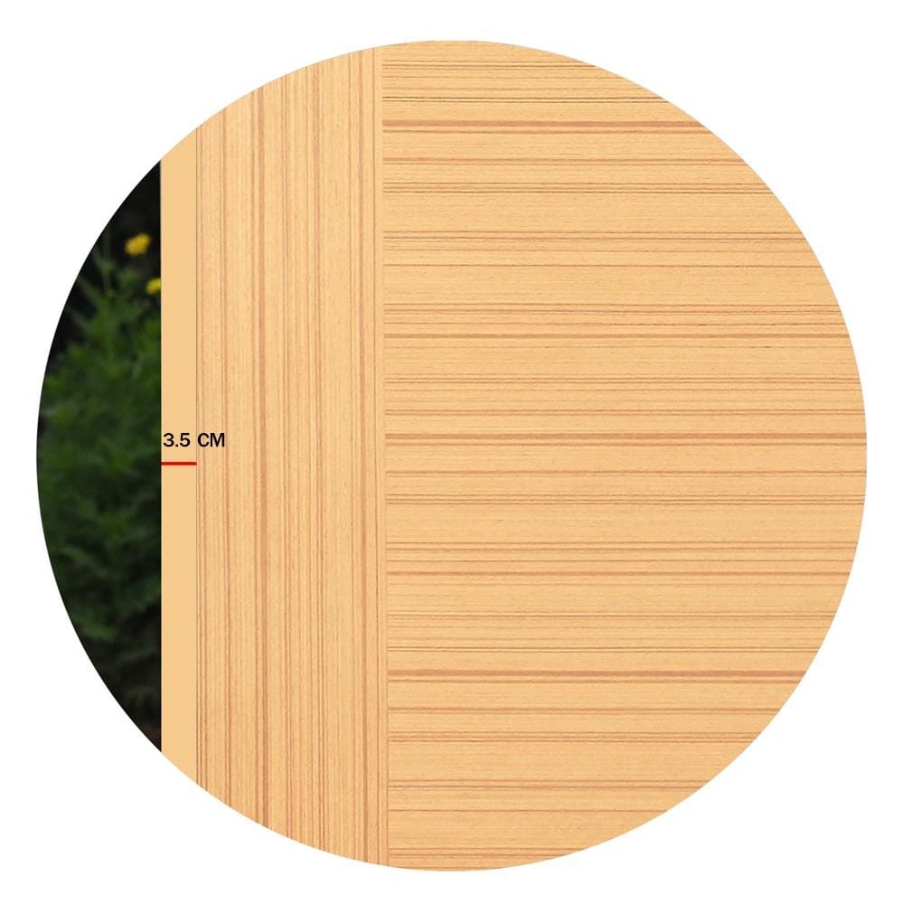 ประตูภายใน HDF ไม่เจาะลูกบิด METRO TEAK FANTASY 002 VENEER 70x200 ซม. สีน้ำตาล