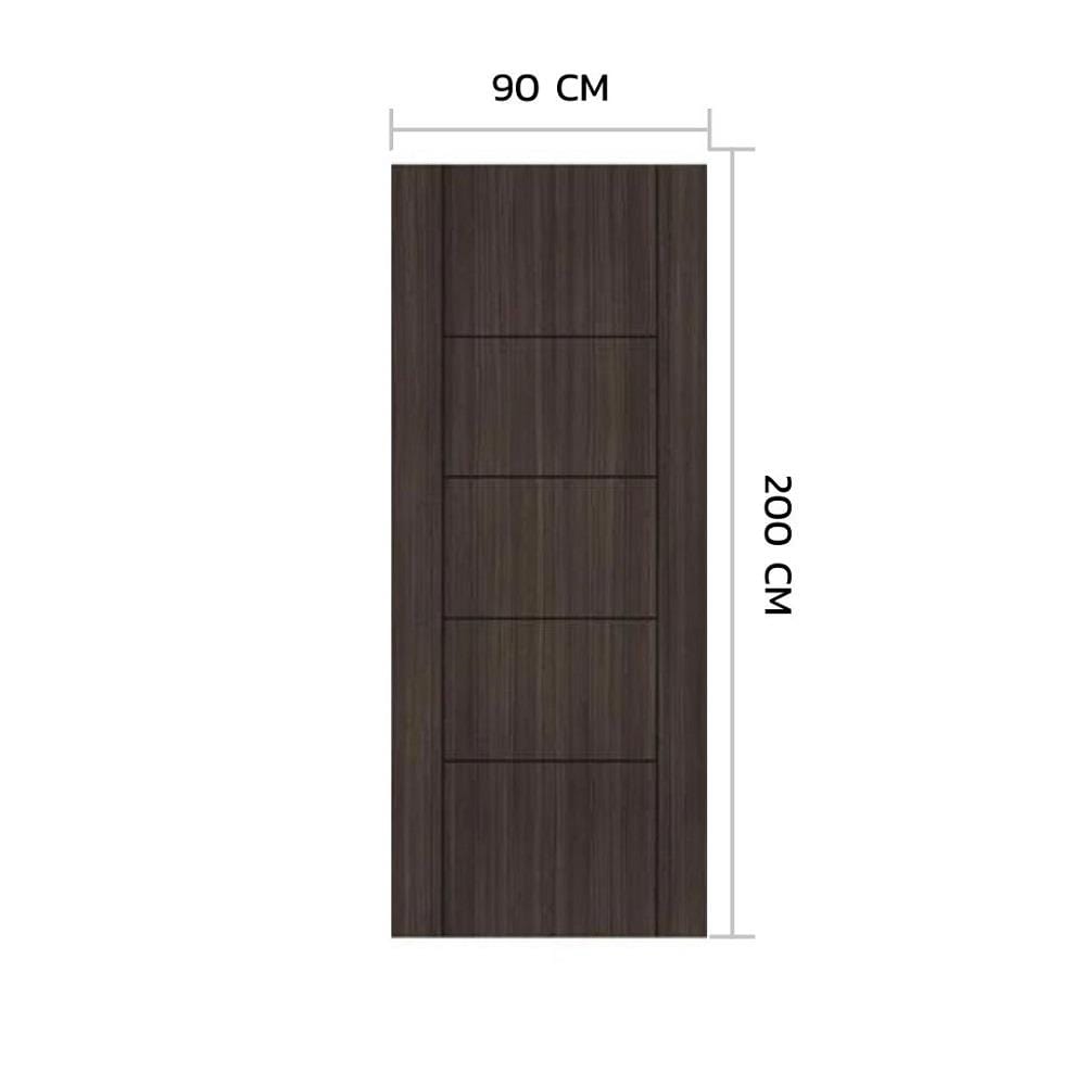ประตูภายในเมลามีน METRO MD390 ATLANTA  90x200 ซม. สีโอ๊ค
