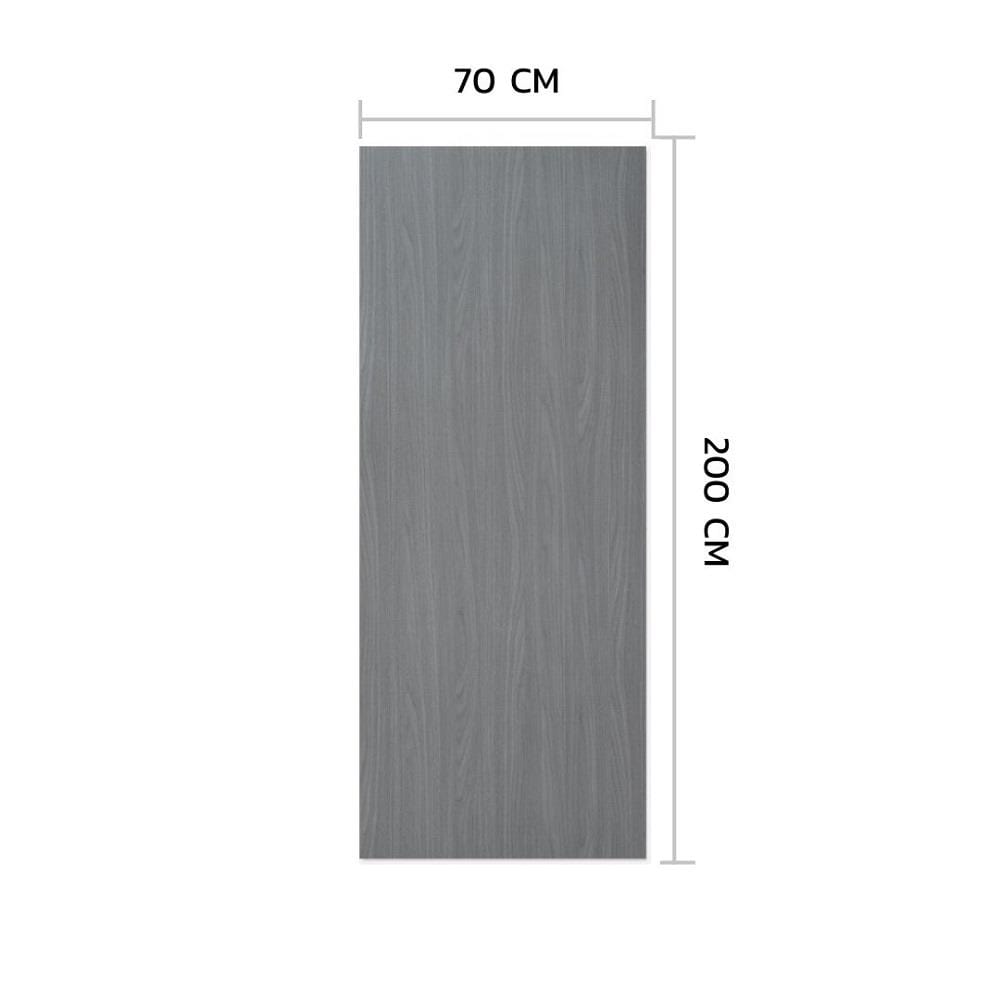 ประตูภายในเมลามีน ไม่เจาะลูกบิด METRO MD556 70x200 ซม. สี COMBI GREY