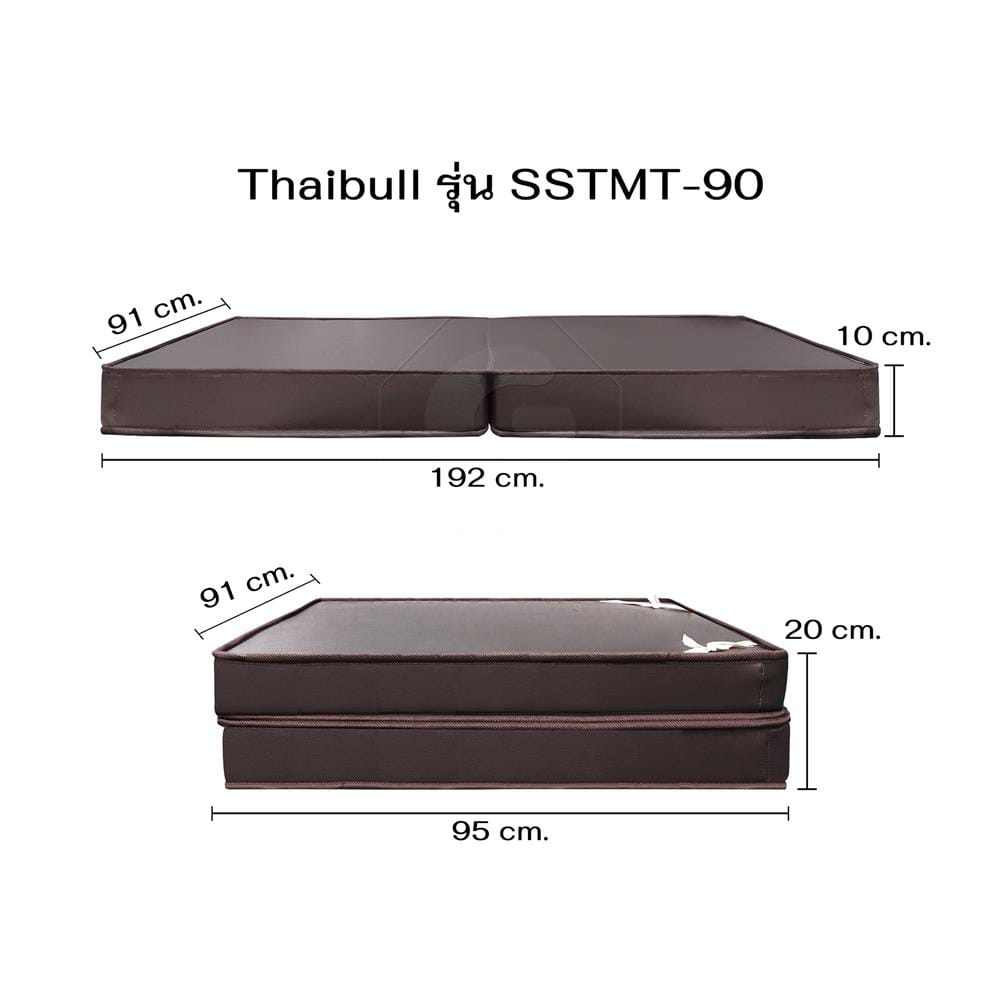 ที่นอนPVC 91X192X10CM THAIBULL รุ่น SSTMT-90  สี BROWN