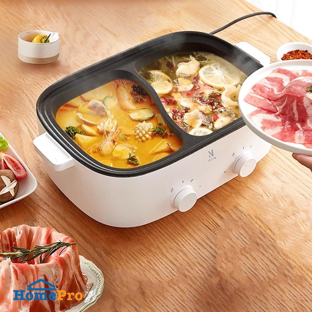 หม้ออเนกประสงค์ NIKITO JPAJ0509 5 ลิตร สีขาว