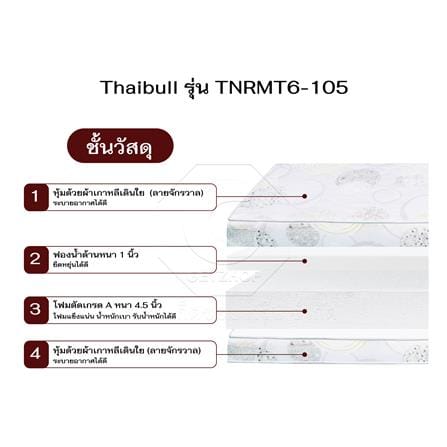 ที่นอนโฟม 107X198X16CM THAIBULL รุ่น TNRMT6-105_6