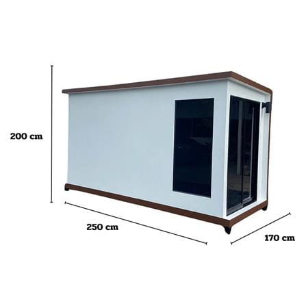 บ้านหมา บ้านแมว T.C. DOGHOUSE 38 โมเดิร์นสไตล์ 170x250x200 ซม._4