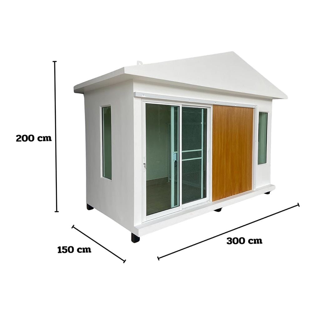 บ้านหมา บ้านแมว T.C. DOGHOUSE 45 นอร์ดิกสไตล์ 150x300x200 ซม .