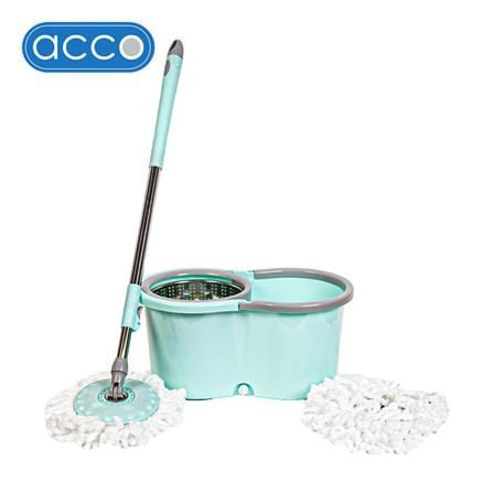 ชุดถังปั่นสเตนเลสพลาสติก ACCO PASTEL สีเขียว_1