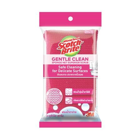 ฟองน้ำตาข่าย SCOTCH-BRITE UPERIOR SCRUB (แพ็ก 2 ชิ้น)_0